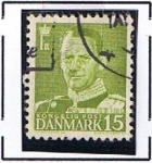 Stamps Denmark -  Frederick X