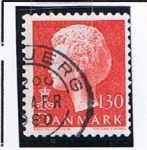 Stamps Denmark -  Reina Margarita