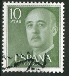 Stamps Spain -  1163 General Franco.