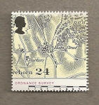 Stamps United Kingdom -  Mapas Gran Bretaña