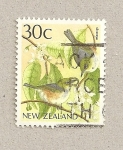 Stamps New Zealand -  Ave ojo de plata