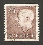 Stamps Sweden -  gustave VI adolphe