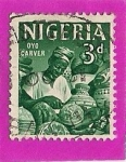 Stamps Nigeria -  Oyo Carver