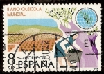 Stamps Spain -  II Año Oleicola Internacional. Recogida de la aceituna