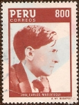 Stamps Peru -  José Carlos Mariátegui (1894-1930).