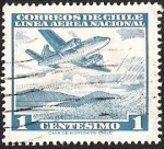 Sellos de America - Chile -  LINEA AEREA NACIONAL.