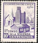 Sellos de America - Chile -  II° CENSO DE LA VIVIENDA