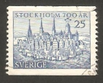 Sellos de Europa - Suecia -  VII centº de la ciudad de stockholm