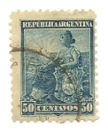 Stamps : America : Argentina :  Alegoría a la Libertad