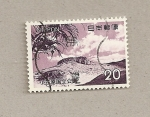 Stamps Japan -  Montaña rocosa