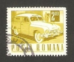 Stamps Romania -  vehículo de correos