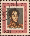 Stamps Venezuela -  Simón Bolívar - Libertador y Padre de la Pátria (José Gil de Castro, 1825).