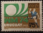 Sellos de America - Uruguay -  Campeonato mundial de futbol Alemania 1974