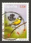 Stamps Spain -  4462 - ave, carbonero común