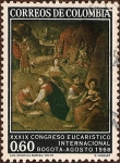 Stamps Colombia -  XXXIX Congreso Eucarístico Internacional, Bogotá agosto 1968.