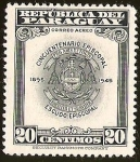 Stamps Paraguay -  CINCUENTENARIO EPISCOPAL - ESCUDO