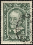 Stamps Argentina -  William Harvey. XXI Congreso Internacional de Ciencias Fisiológicas celebrado en Buenos Aires año 19