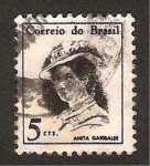 Stamps Brazil -  anita garibaldi