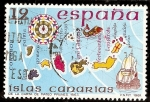 Sellos de Europa - Espa�a -  España insular. Islas Canarias. Carta de Mateo Prunes