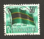 Sellos del Mundo : Africa : Tanzania : Tanganika - bandera nacional