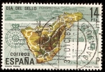 Stamps Spain -  Día del Sello. Isla de Tenerife