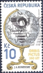 Stamps Czech Republic -  Globo terráqueo