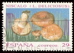 Sellos del Mundo : Europa : Espa�a : Níscalo (Lactarius deliciosus)