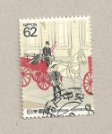 Stamps Japan -  Coche de caballos