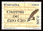 Stamps Spain -  Cantar del Mío Cid. Primeros versos