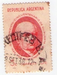 Sellos de America - Argentina -  26  D.F. Sarmiento 