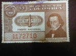 Stamps : America : Colombia :  Timbre Nacional - José María del Castillo y Rada.