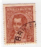 Stamps Argentina -  3  Mariano Moreno 