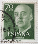 Sellos de Europa - Espa�a -  general franco