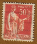 Stamps France -  Paz con Olivo