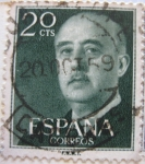 Sellos del Mundo : Europa : Espa�a : general franco