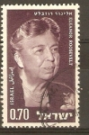 Sellos de Asia - Israel -  ELEANOR   ROOSEVELT