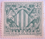 Sellos del Mundo : Europa : Espa�a : escudo de valencia