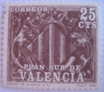 Sellos del Mundo : Europa : Espa�a : escudo de valencia