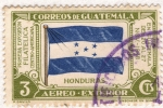 Sellos de America - Guatemala -  Bandera de Honduras