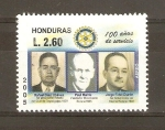 Sellos de America - Honduras -  CENTENARIO   DEL   CLUB   ROTARIO