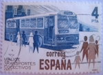 Sellos de Europa - Espa�a -  utilice trasportes colectivos