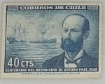 Sellos de America - Chile -  Arturo Prat