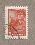 Stamps Russia -  Soldado