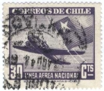 Stamps Chile -  Linea Aerea Nacional