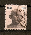 Stamps India -  Gandhi.