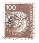 Stamps : Europe : Germany :  Excavadora