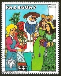 Stamps Paraguay -  LA CENICIENTA.