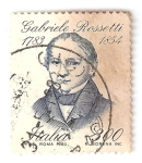 Stamps : Europe : Italy :  Gabriel Rosetti