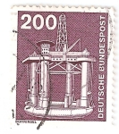 Stamps Germany -  Plataforma petrolera