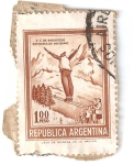 Stamps : America : Argentina :  Bariloche - Deportes de invierno